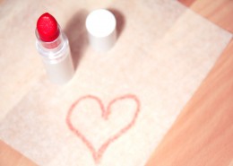 Delicate lipstick picture